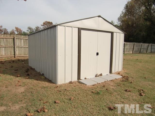302 Jackson Road Dunn, NC 28334 - Photo 24 of 25 Newly Installed Storage Bldg with Wood Flooring