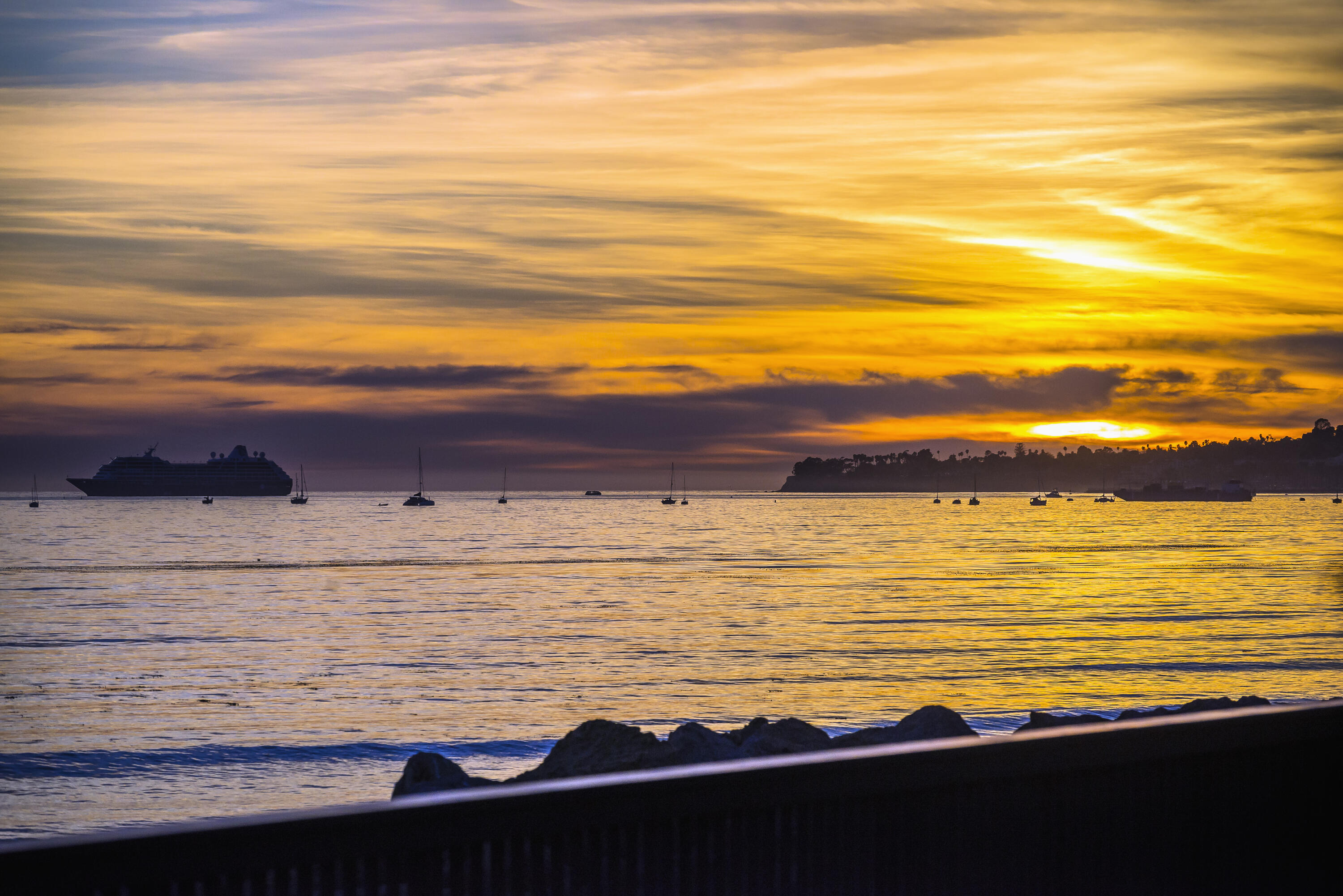 269 Oak Road Montecito, CA 93108 - Photo 32 of 35 Butterfly Beach Sunset