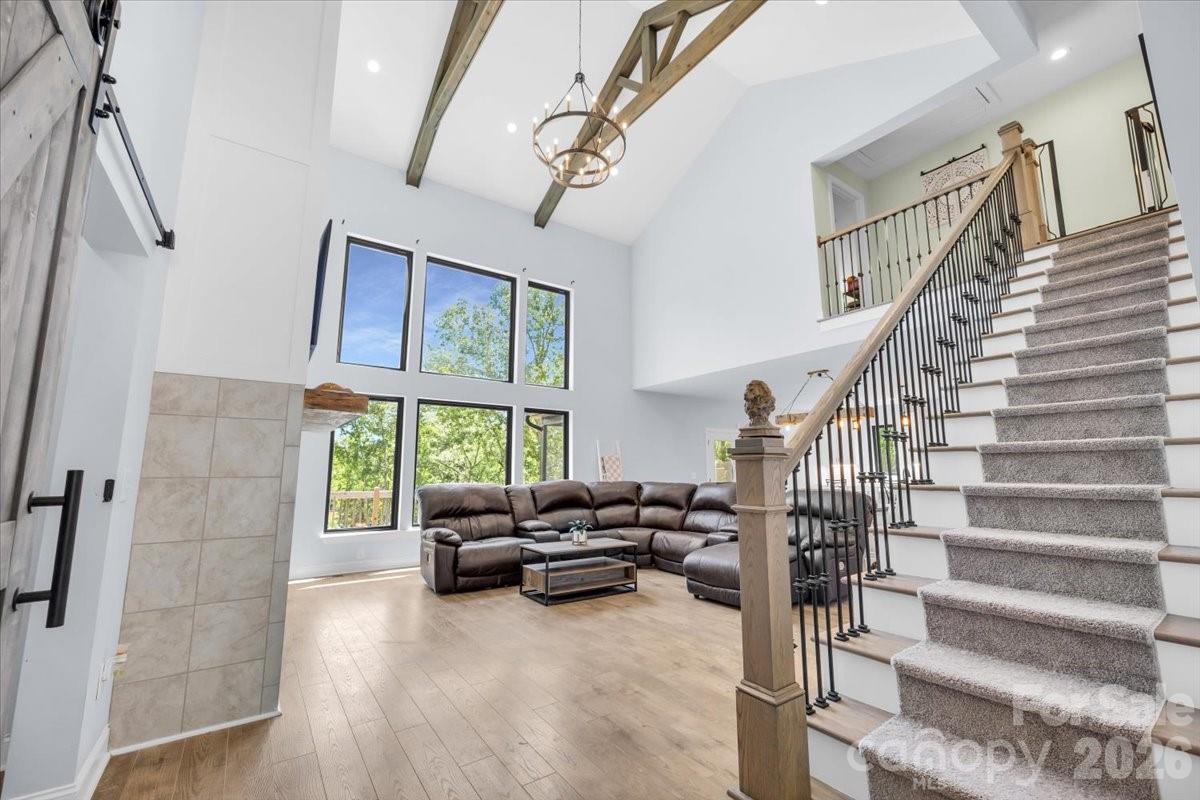 1194 99 Island Road Blacksburg, SC 29702 - Photo 5 of 47 a view of entryway and hall with wooden floor