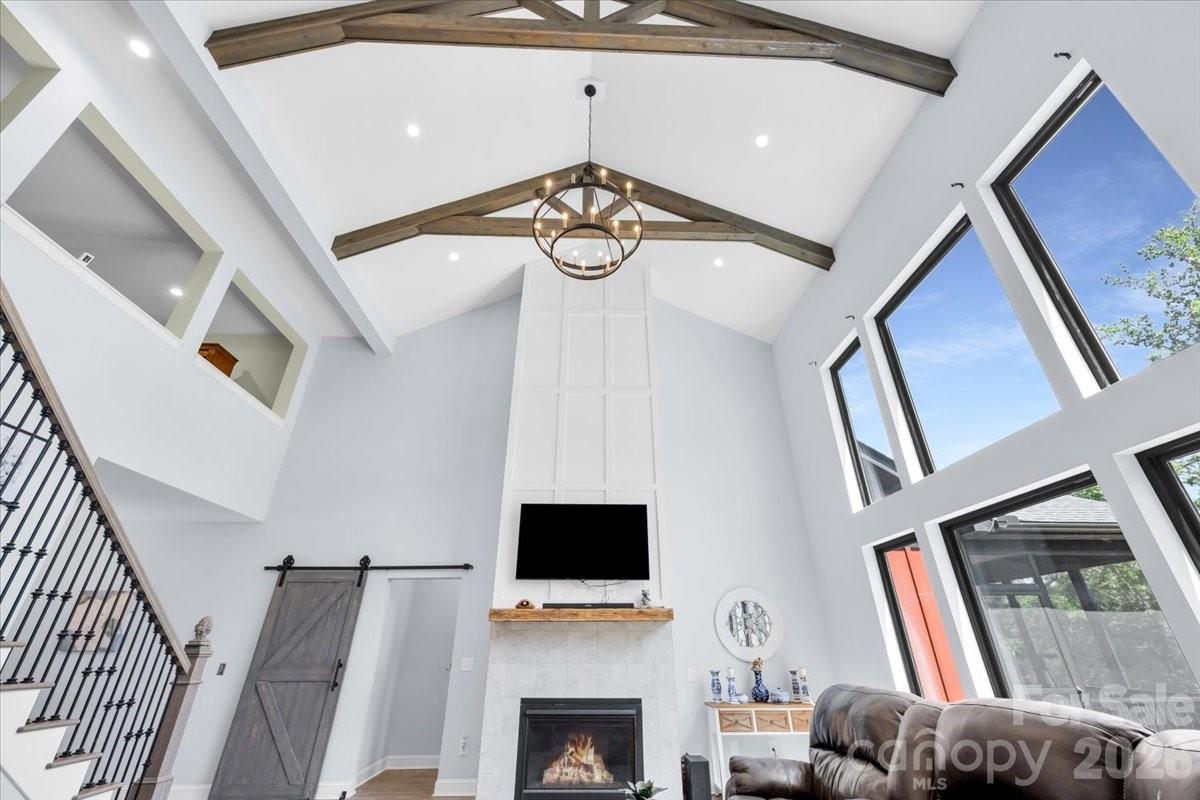 1194 99 Island Road Blacksburg, SC 29702 - Photo 10 of 47 a view of livingroom with furniture and flat screen tv