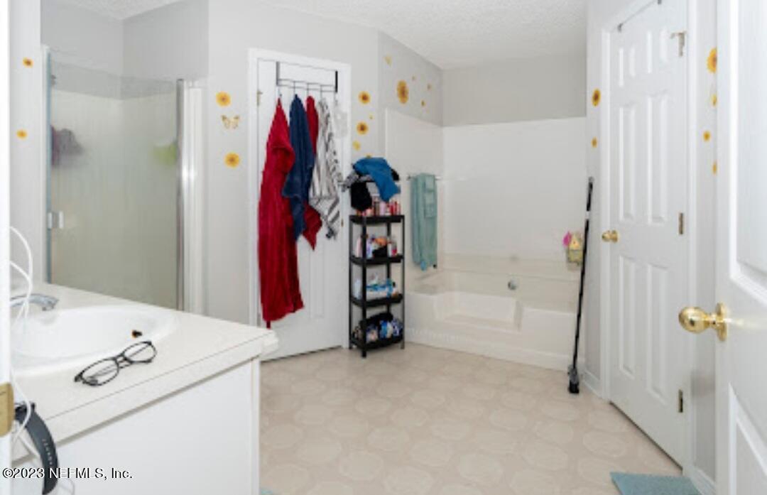 2504 Mallory Hills Road Jacksonville, FL 32221 - Photo 15 of 30 a bathroom with a tub and a sink