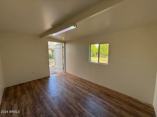 a view of wooden floor