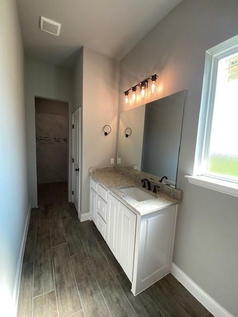 2001 Donna Court Azle, TX 76020 - Photo 15 of 20 a bathroom with a sink and a mirror