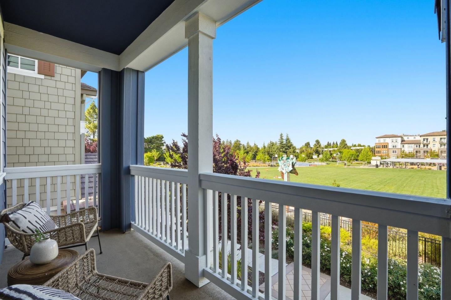 3806 Pyramid Way Mountain View, CA 94043 - Photo 7 of 44 a view of a porch with furniture and floor to ceiling window