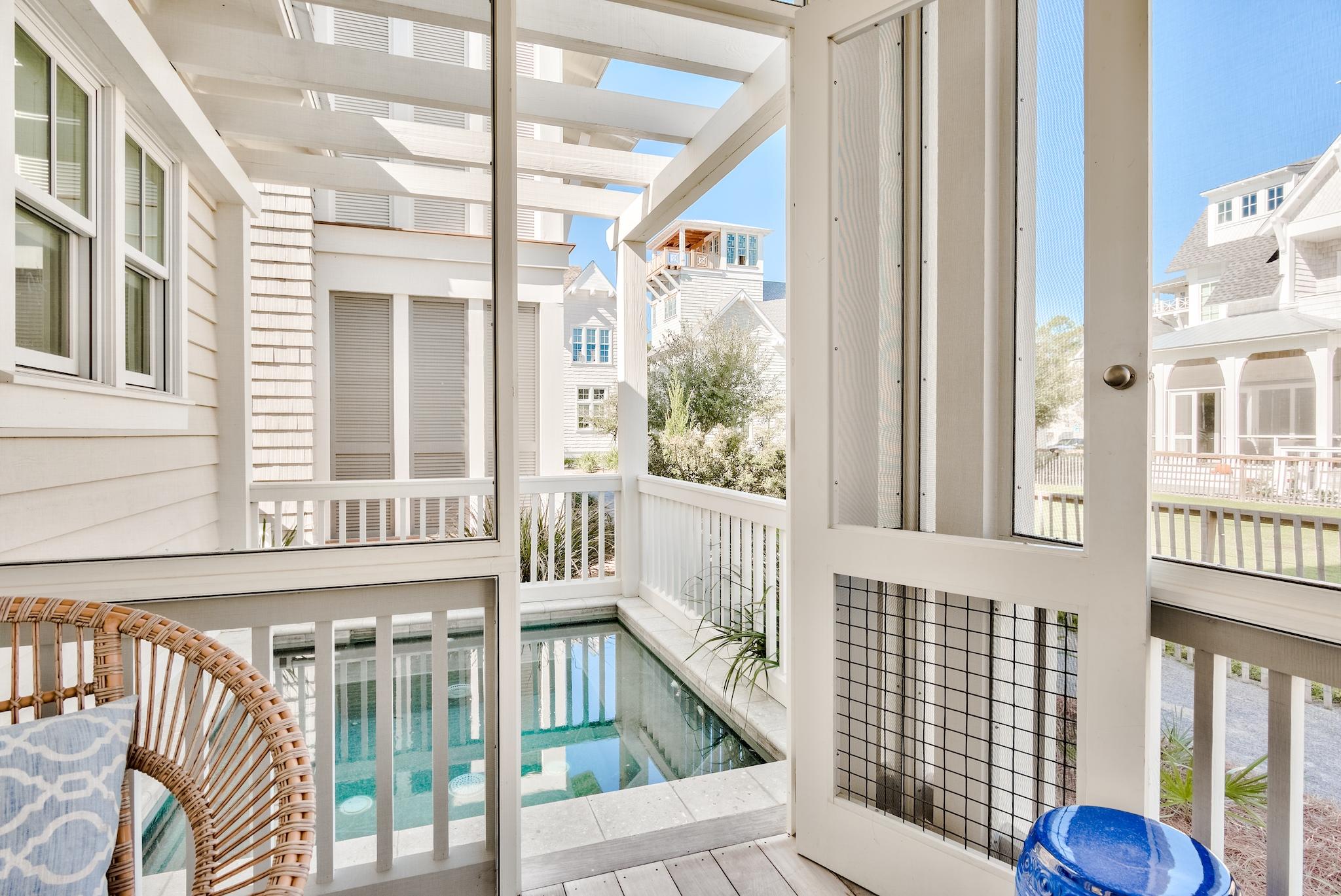17 Patience Ln Inlet Beach Inlet Beach, FL 32461 - Photo 11 of 59 a view of a balcony with wooden floor