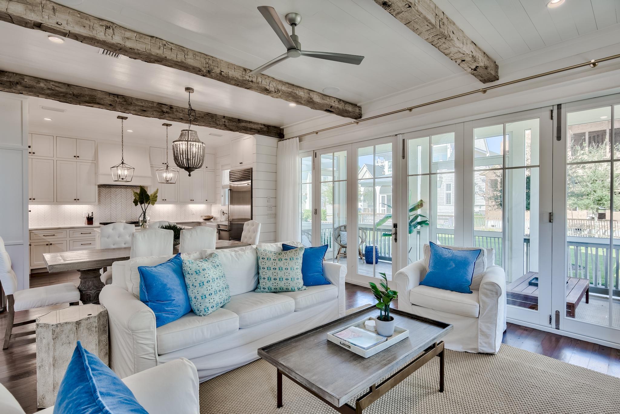 17 Patience Ln Inlet Beach Inlet Beach, FL 32461 - Photo 6 of 59 a living room with furniture and a large window