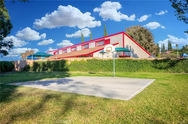a view of a volley ball court
