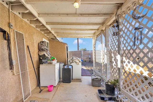 a view of storage and utility room