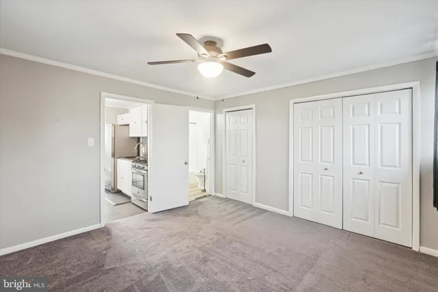 a view of an empty room