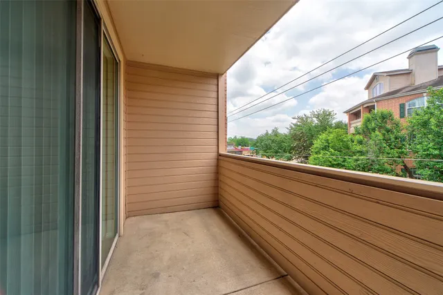 a view of balcony
