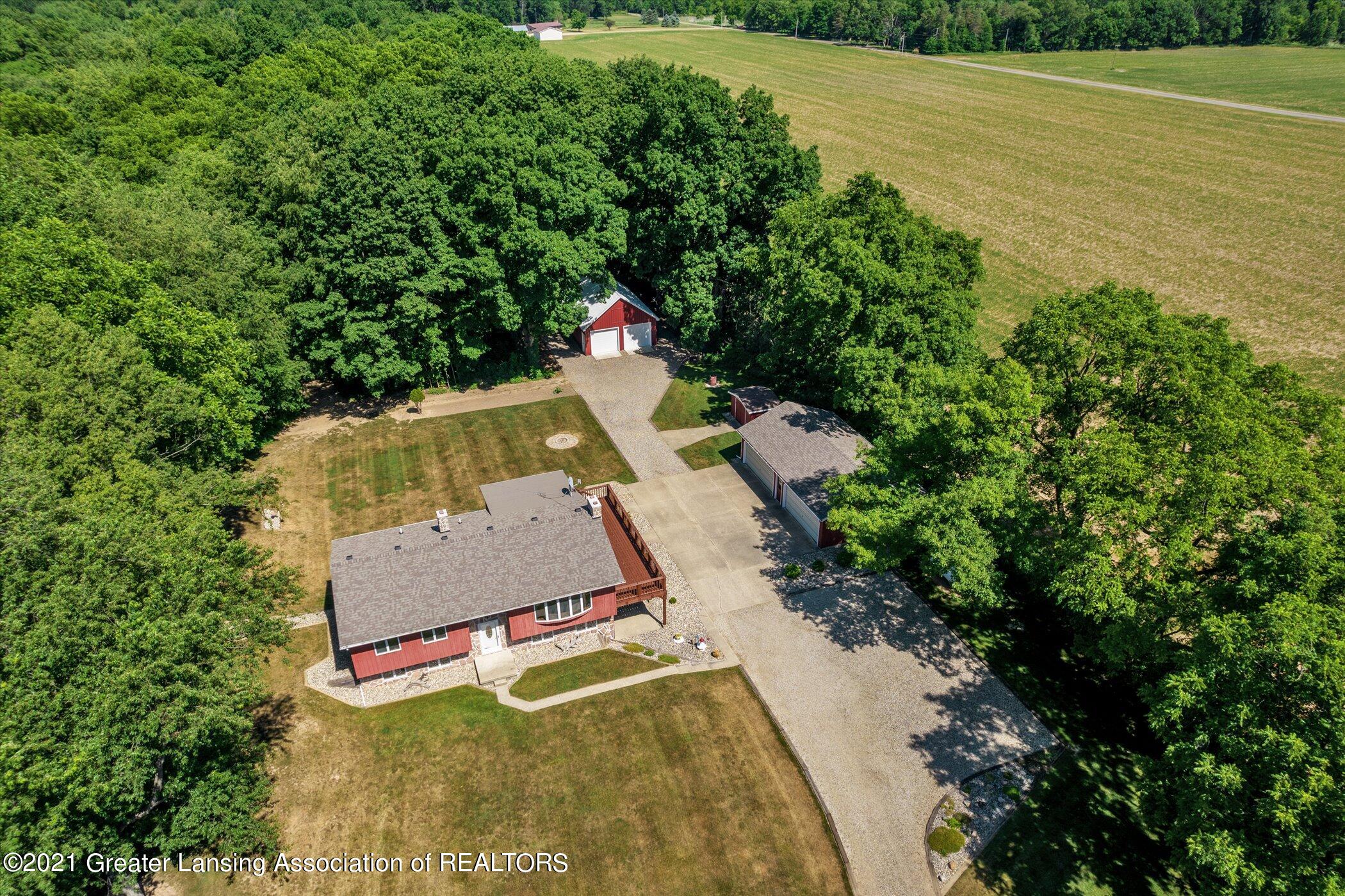 7851 South Cochran Road Olivet, MI 49076 - Photo 45 of 52 (45) EXTERIOR Aerial