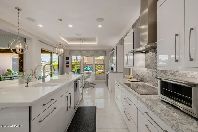 a view of a chairs and tables in the patio