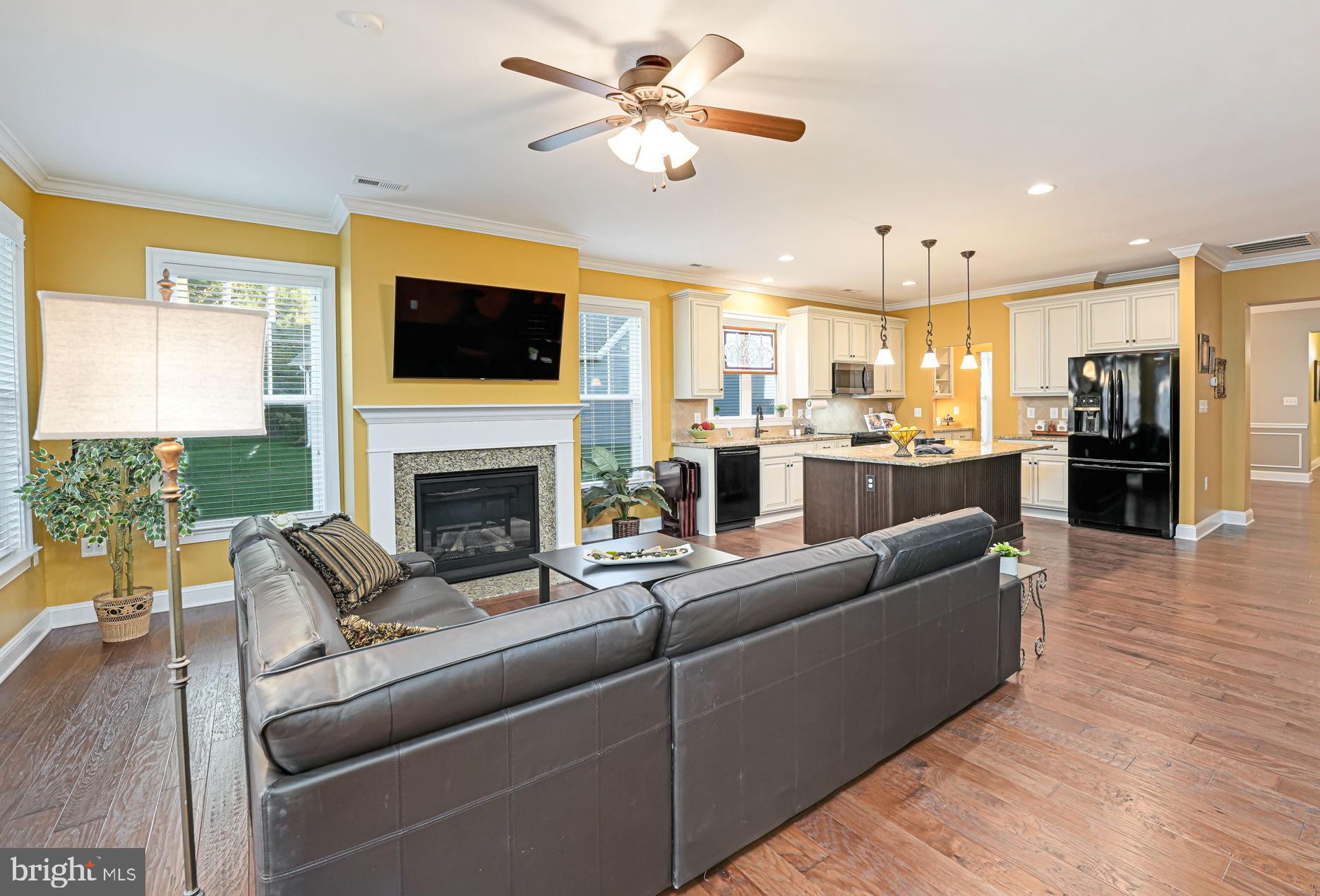 12426 Ruby Red Drive Fredericksburg, VA 22407 - Photo 17 of 46 Check out the Gas Fireplace & Mantle. TV Conveys!