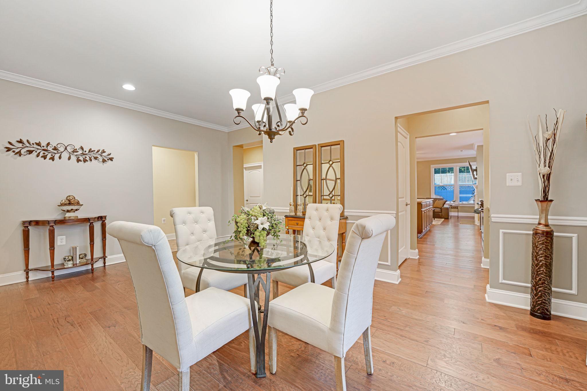 12426 Ruby Red Drive Fredericksburg, VA 22407 - Photo 7 of 46 Note the Crown Moulding and Wainscoating