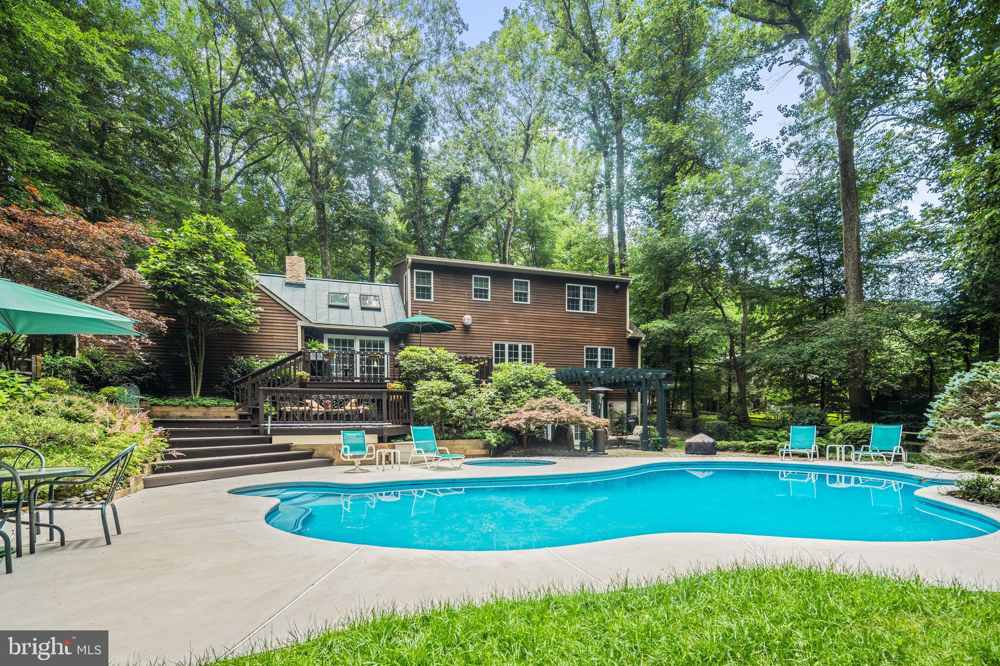 2921 Snake Hill Road Doylestown, PA 18902 - Photo 1 of 35 Private Yard with Pool and hot tub