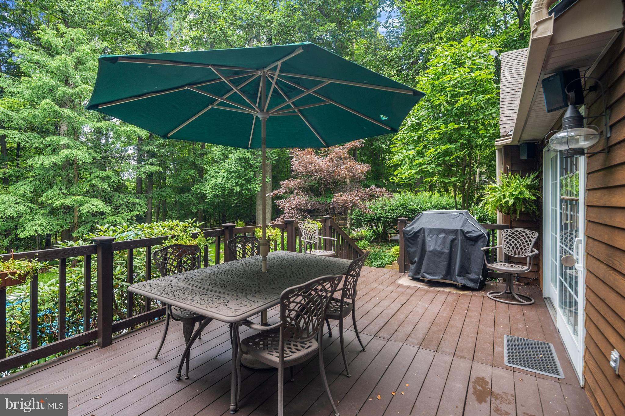 2921 Snake Hill Road Doylestown, PA 18902 - Photo 14 of 35 Upper patio overlooks the pool