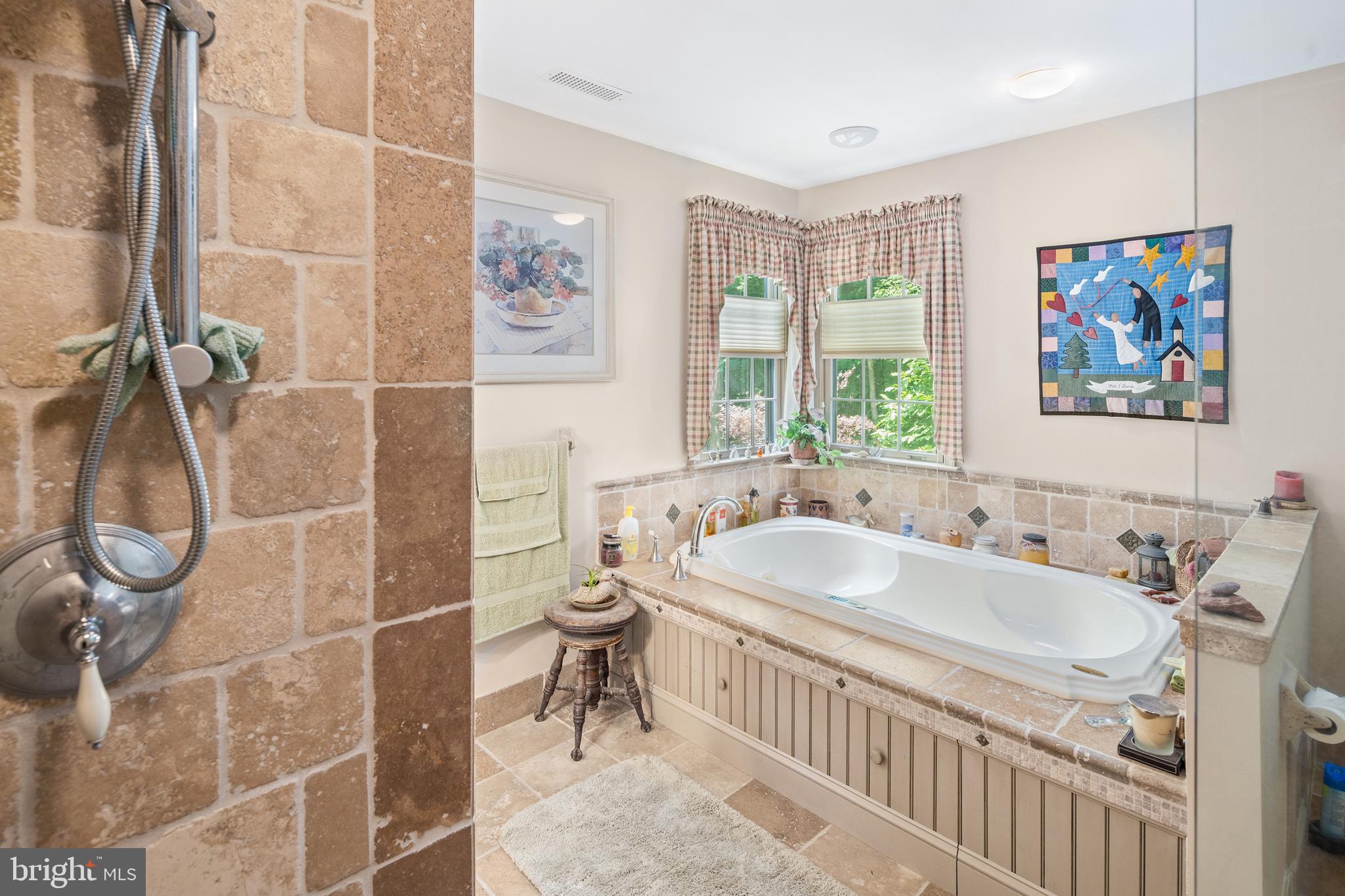 2921 Snake Hill Road Doylestown, PA 18902 - Photo 21 of 35 Fully custom grand shower and soaking tub