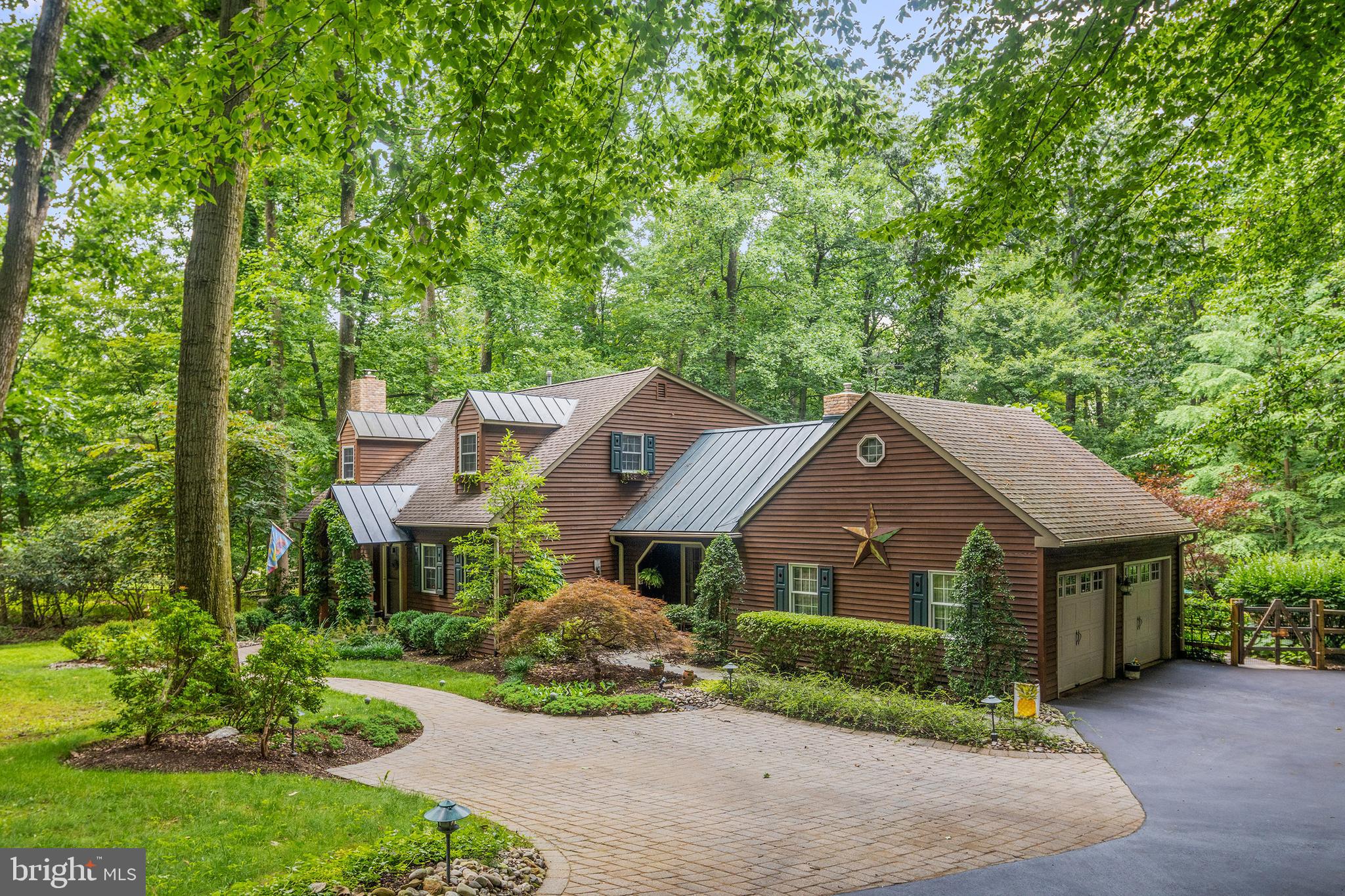 2921 Snake Hill Road Doylestown, PA 18902 - Photo 4 of 35 two-car garage and Parking Court