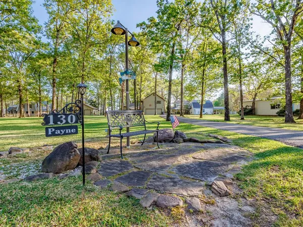 a view of a park with benches