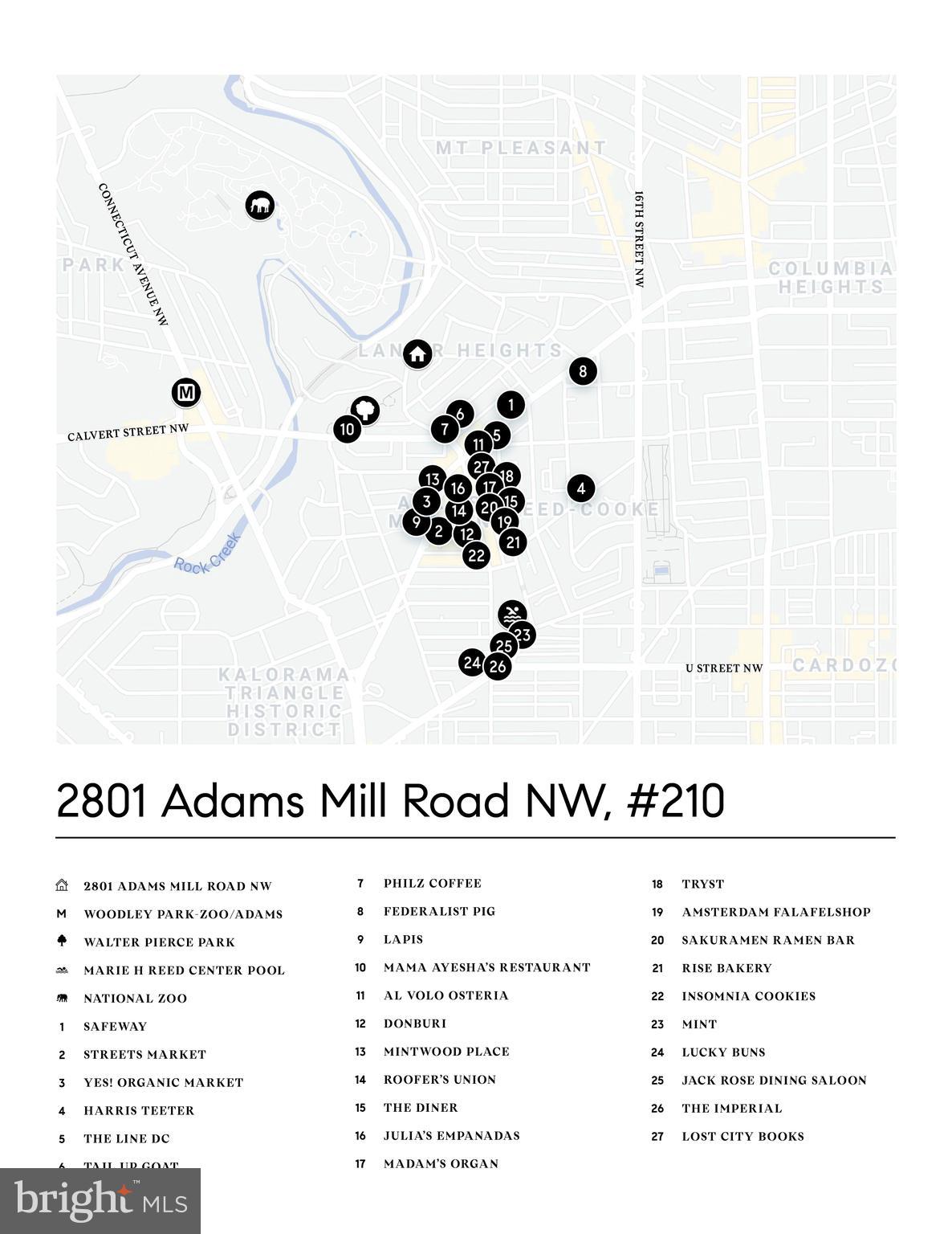 2801 Adams Mill Road Northwest, Unit 210 Washington, DC 20009 - Photo 23 of 24