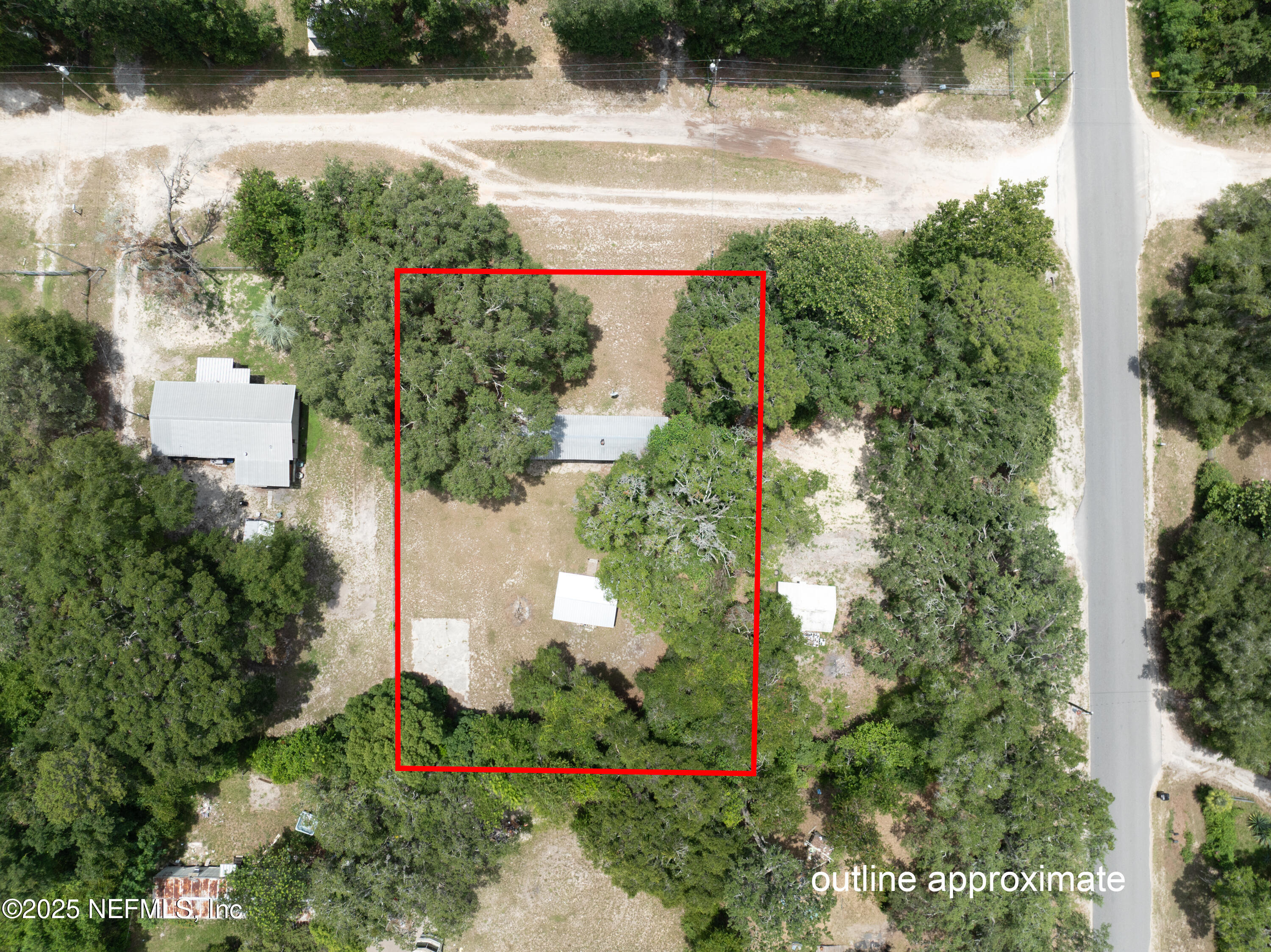6398 Cascade Drive Keystone Heights, FL 32656 - Photo 29 of 31 a view of a yard with plants