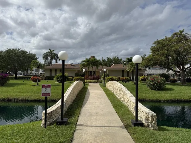 a view of a swimming pool and outdoor space