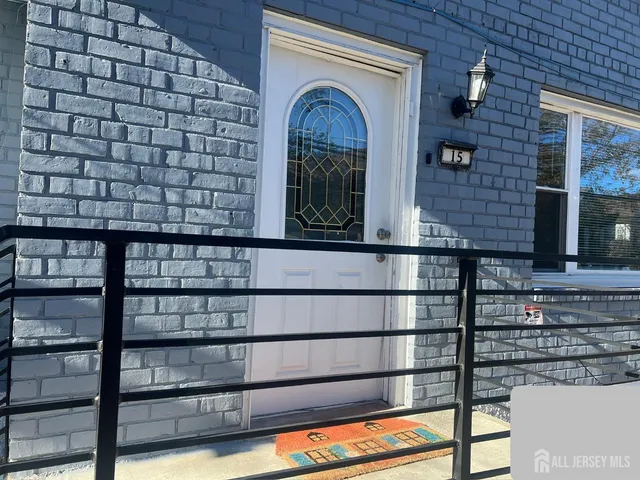 a front view of a house with entryway