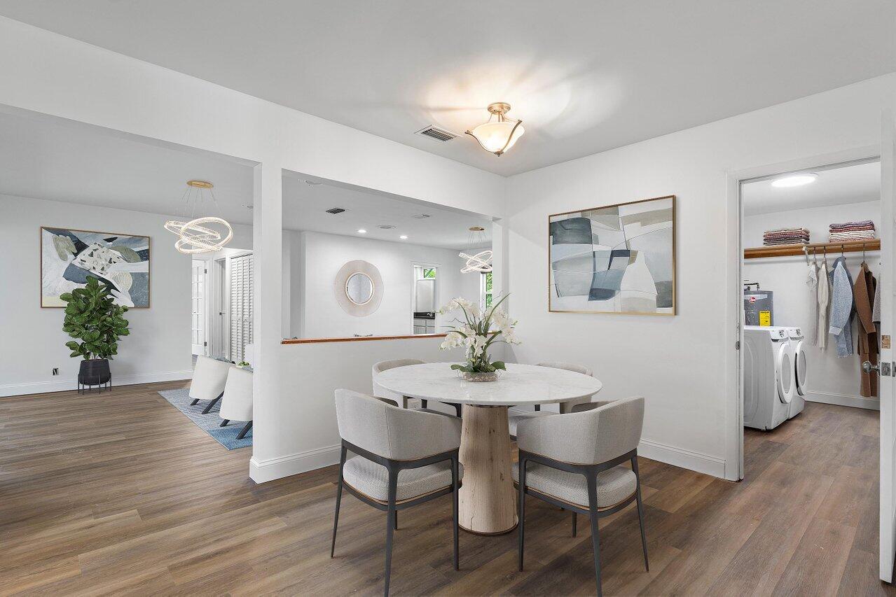 950 Southwest 16th Street Boca Raton, FL 33486 - Photo 8 of 44 BREAKFAST AREA AND LAUNDRY VIRTUALLY
