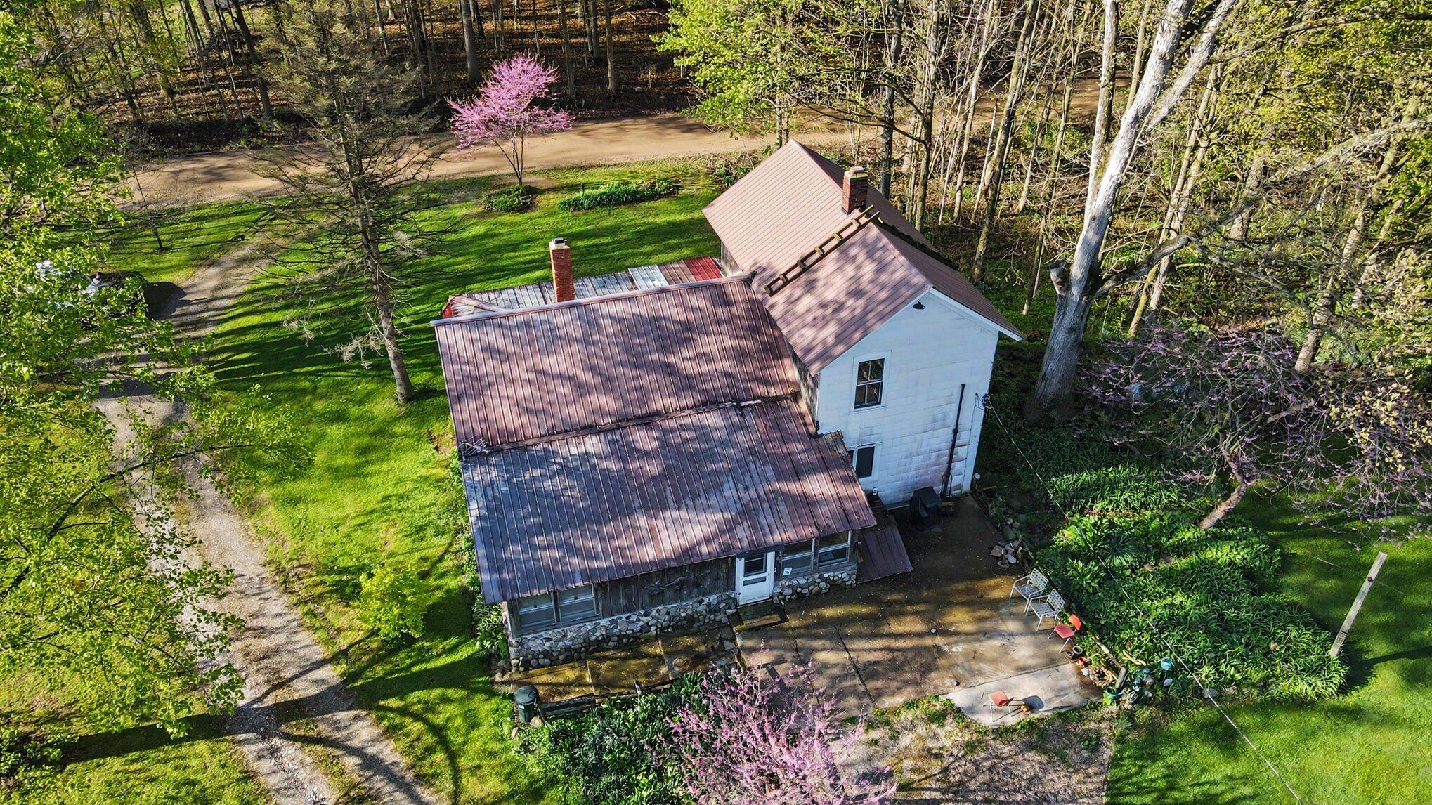 4360 Waldorf Road Delton, MI 49046 - Photo 22 of 34 Aerial View of House