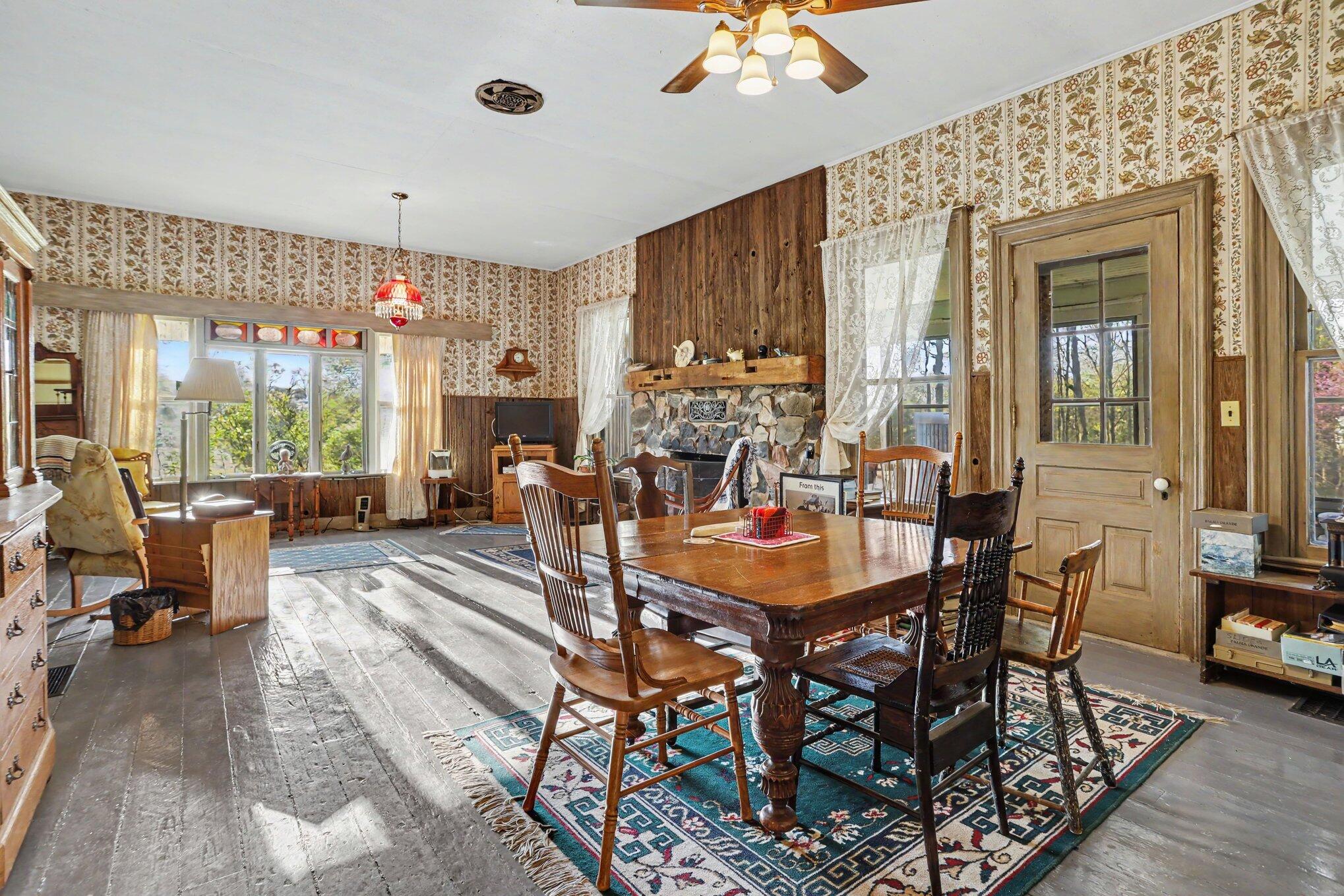 4360 Waldorf Road Delton, MI 49046 - Photo 3 of 34 Living Room & Dining Room