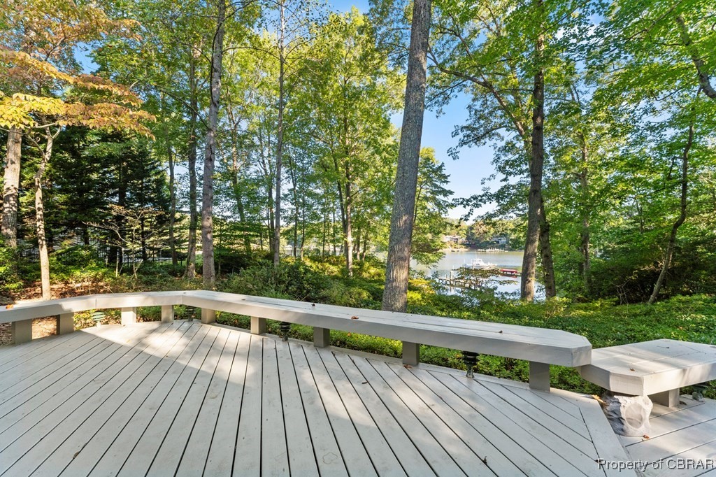 184 York Road Irvington, VA 22480 - Photo 43 of 46 Deck featuring a water view