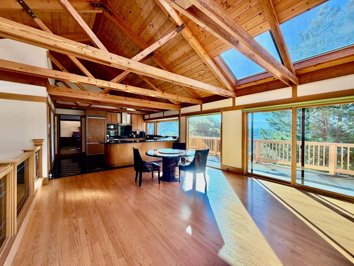 63 Berryessa Way Hillsborough, CA 94010 - Photo 14 of 39 a view of a room with wooden floor outdoor seating