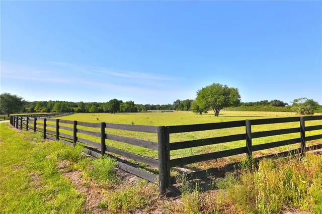 a view of swimming pool with a yard
