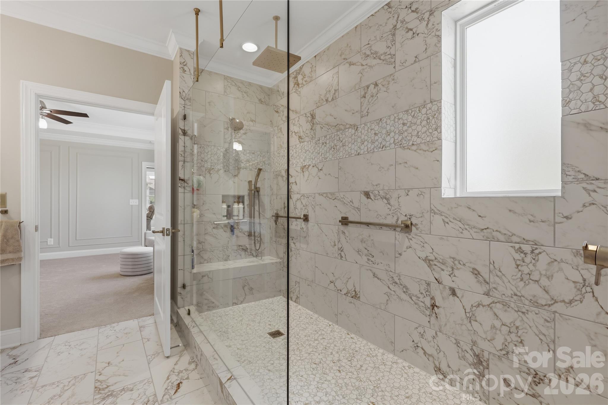 3023 Eagle Ridge Lane Indian Trail, NC 28079 - Photo 28 of 47 a bathroom with a shower