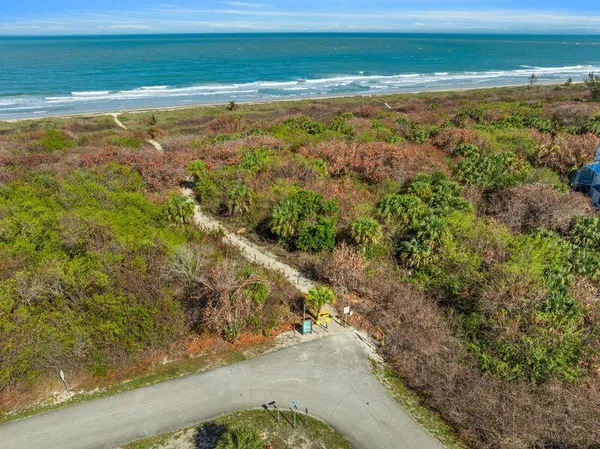 a view of an ocean and beach