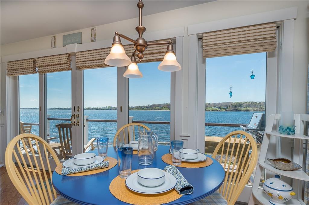 25 Garrison Cove Road Bailey Island, ME 04003 - Photo 6 of 24 Dining with a view.