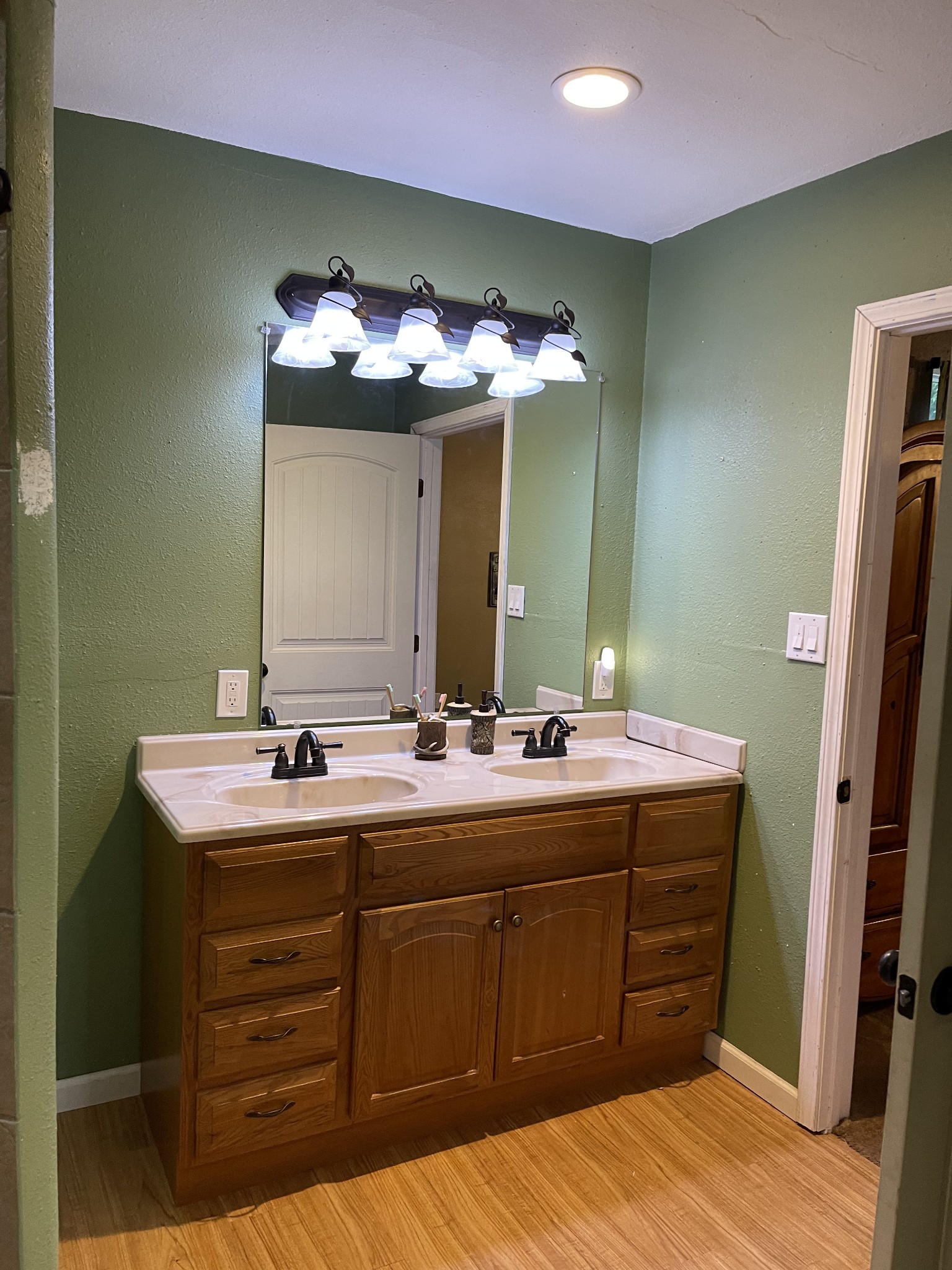 2053 Dog Branch Road Prospect, TN 38477 - Photo 14 of 25 a bathroom with a sink and a mirror