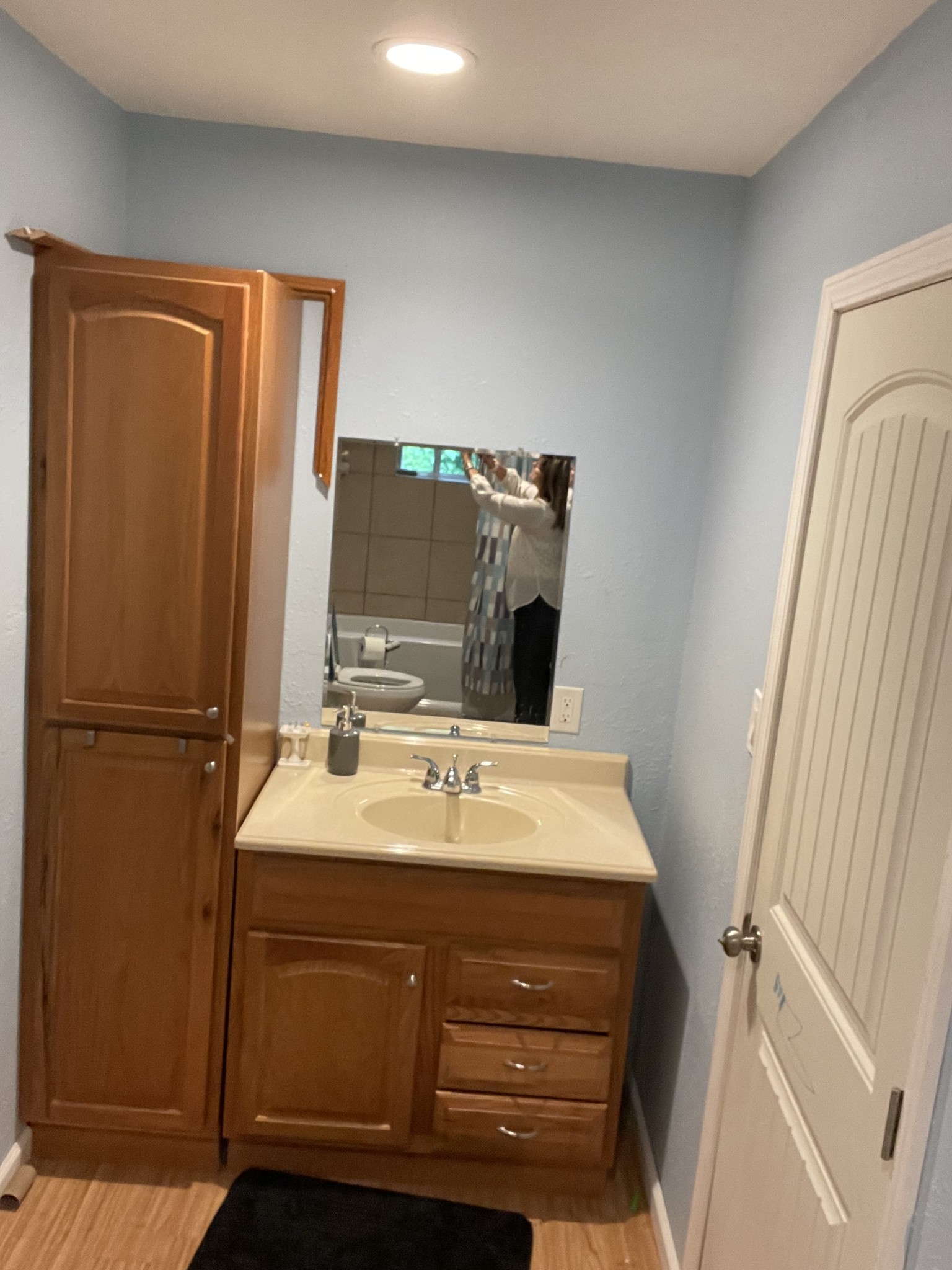 2053 Dog Branch Road Prospect, TN 38477 - Photo 23 of 25 a bathroom with a sink a mirror and a shower