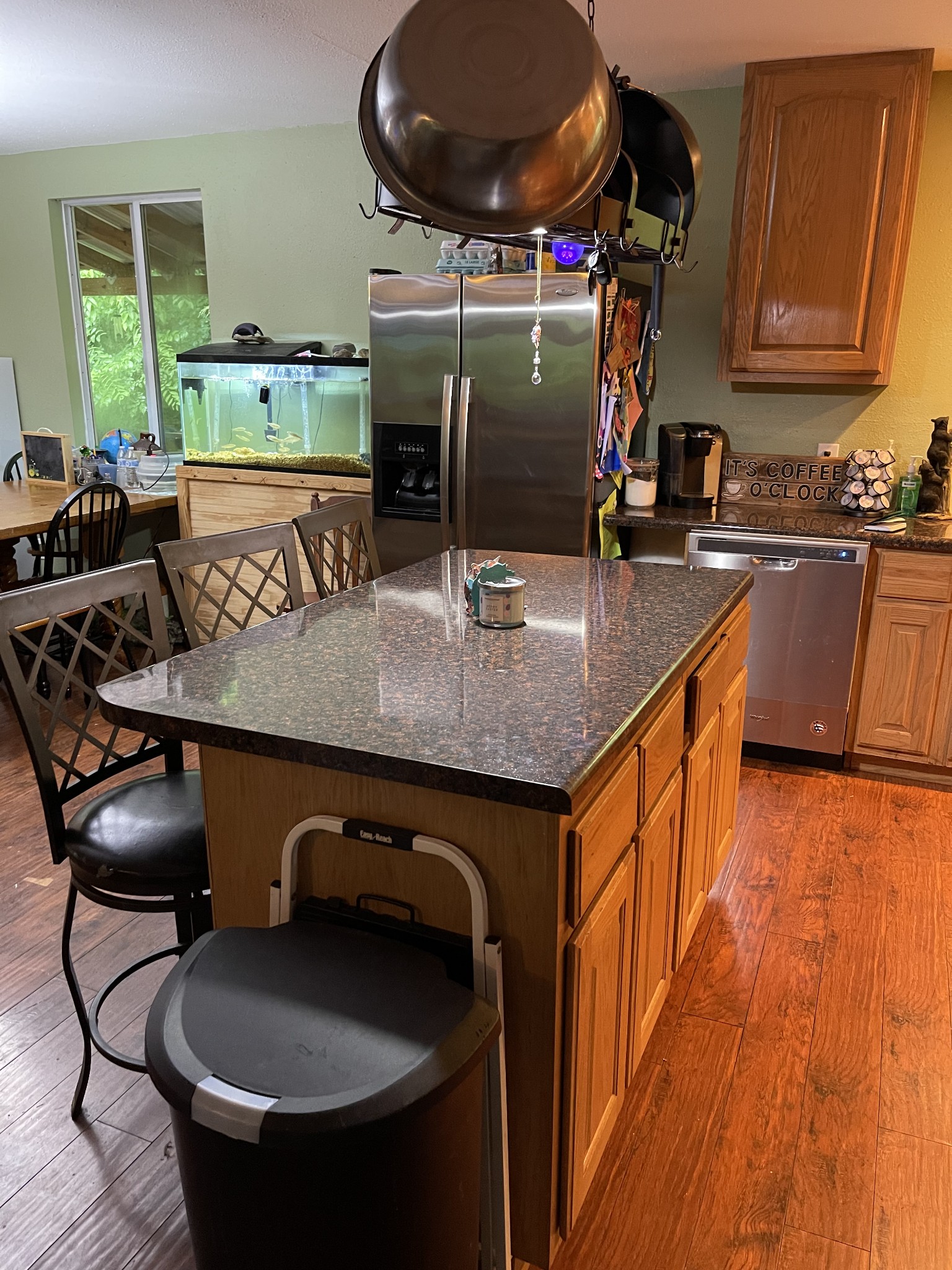 2053 Dog Branch Road Prospect, TN 38477 - Photo 6 of 25 a kitchen with stainless steel appliances granite countertop a sink a stove and a wooden floors