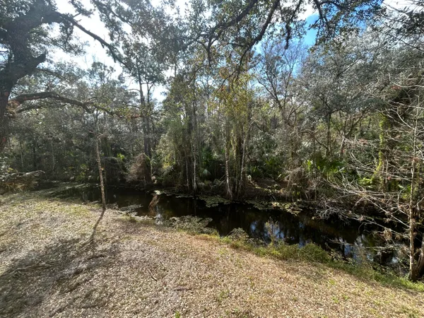 a backyard of a house
