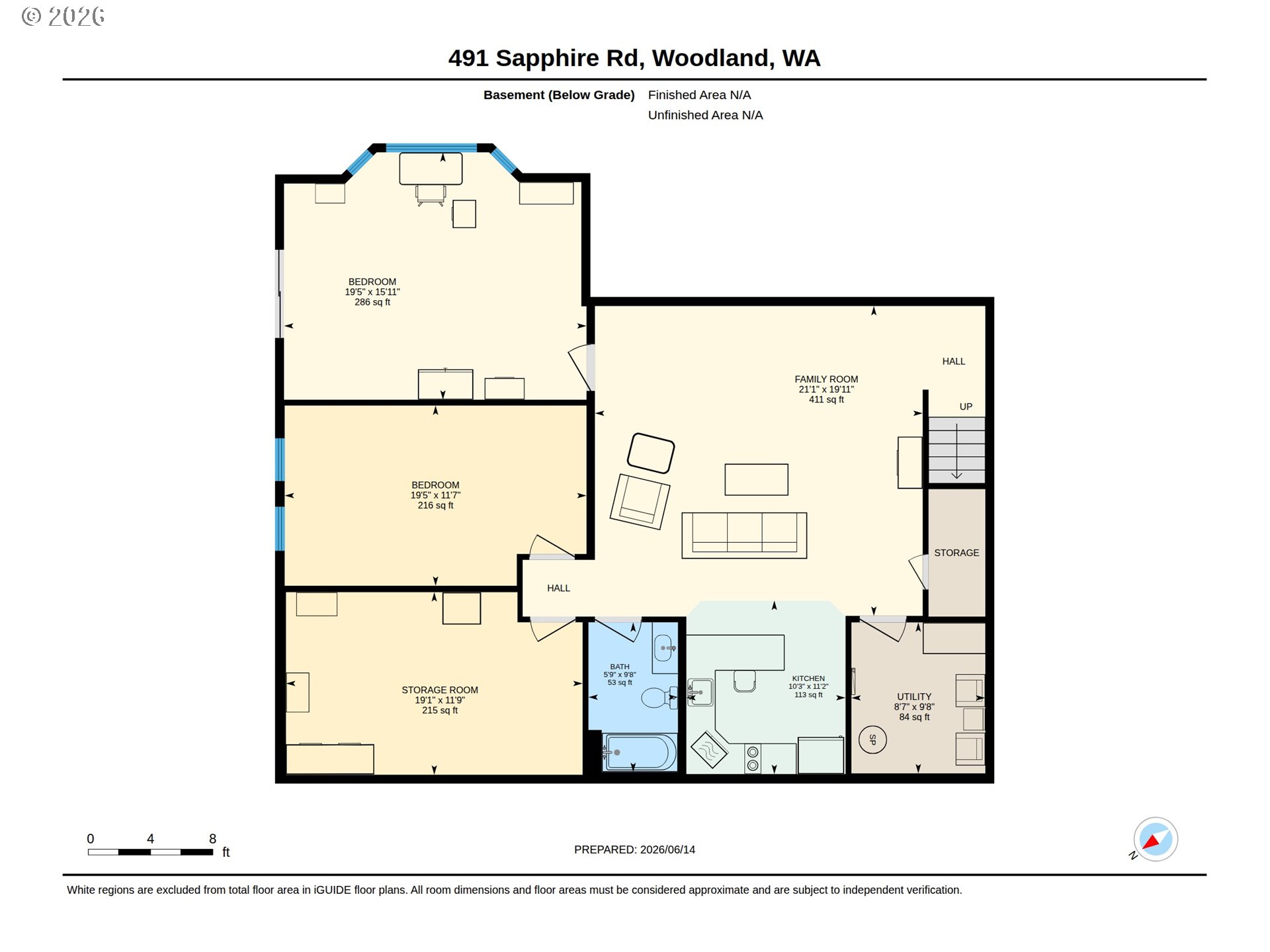 491 Sapphire Road Woodland, WA 98674 - Photo 48 of 48 Floor Plan