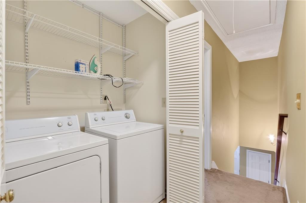 2197 Spring Walk Court Atlanta, GA 30341 - Photo 20 of 31 a utility room with dryer and washer