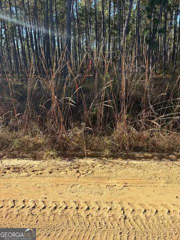 a view of a yard covered with snow