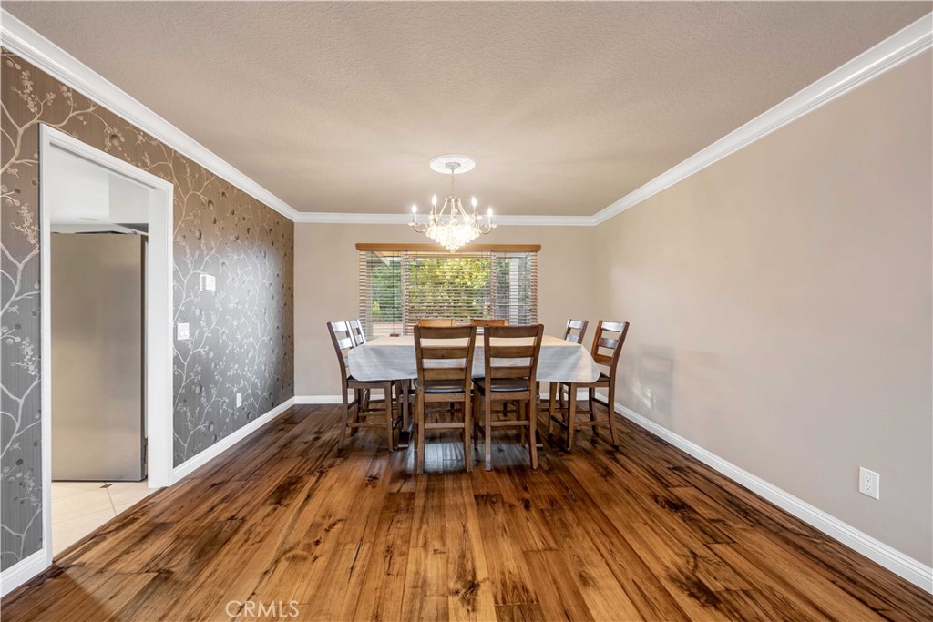 2611 Rudy Street Rowland Heights, CA 91748 - Photo 10 of 37 a view of a dining room with furniture window and wooden floor