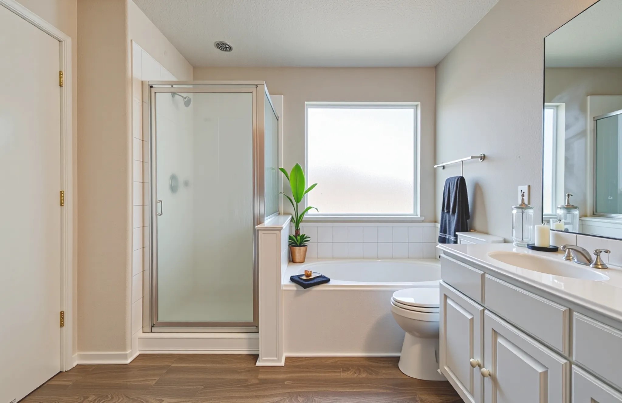 18518 Alemarble Oak Street Cypress, TX 77429 - Photo 14 of 17 a bathroom with a sink toilet and shower