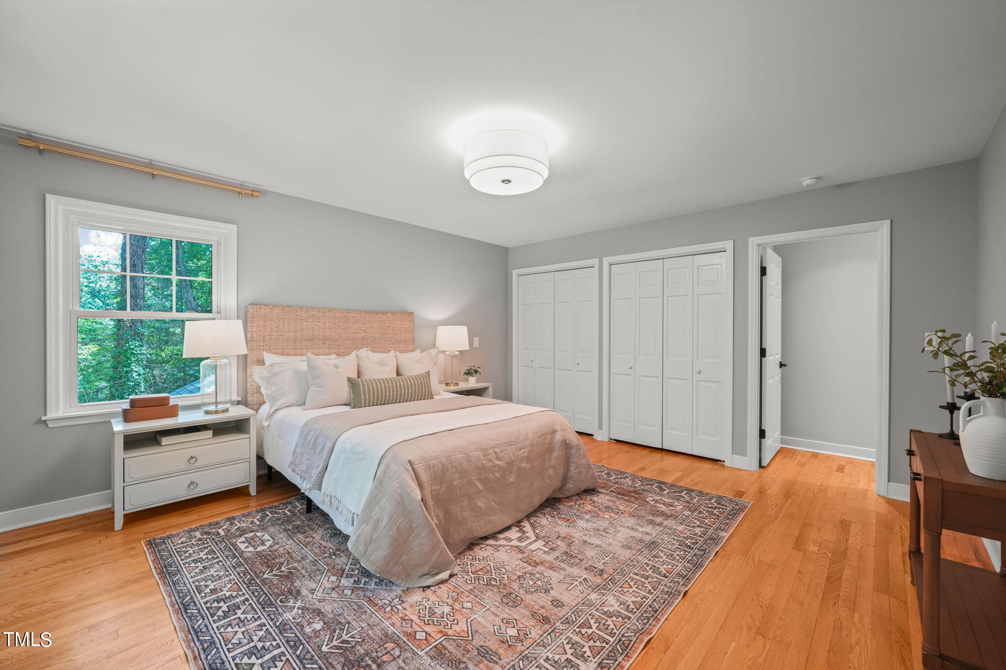 4604 Timberly Drive Durham, NC 27707 - Photo 27 of 60 a bedroom with a bed and a window