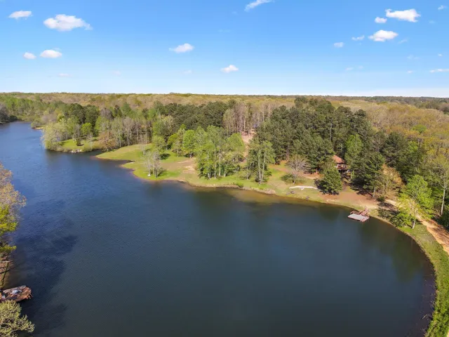 a view of a lake from balcony