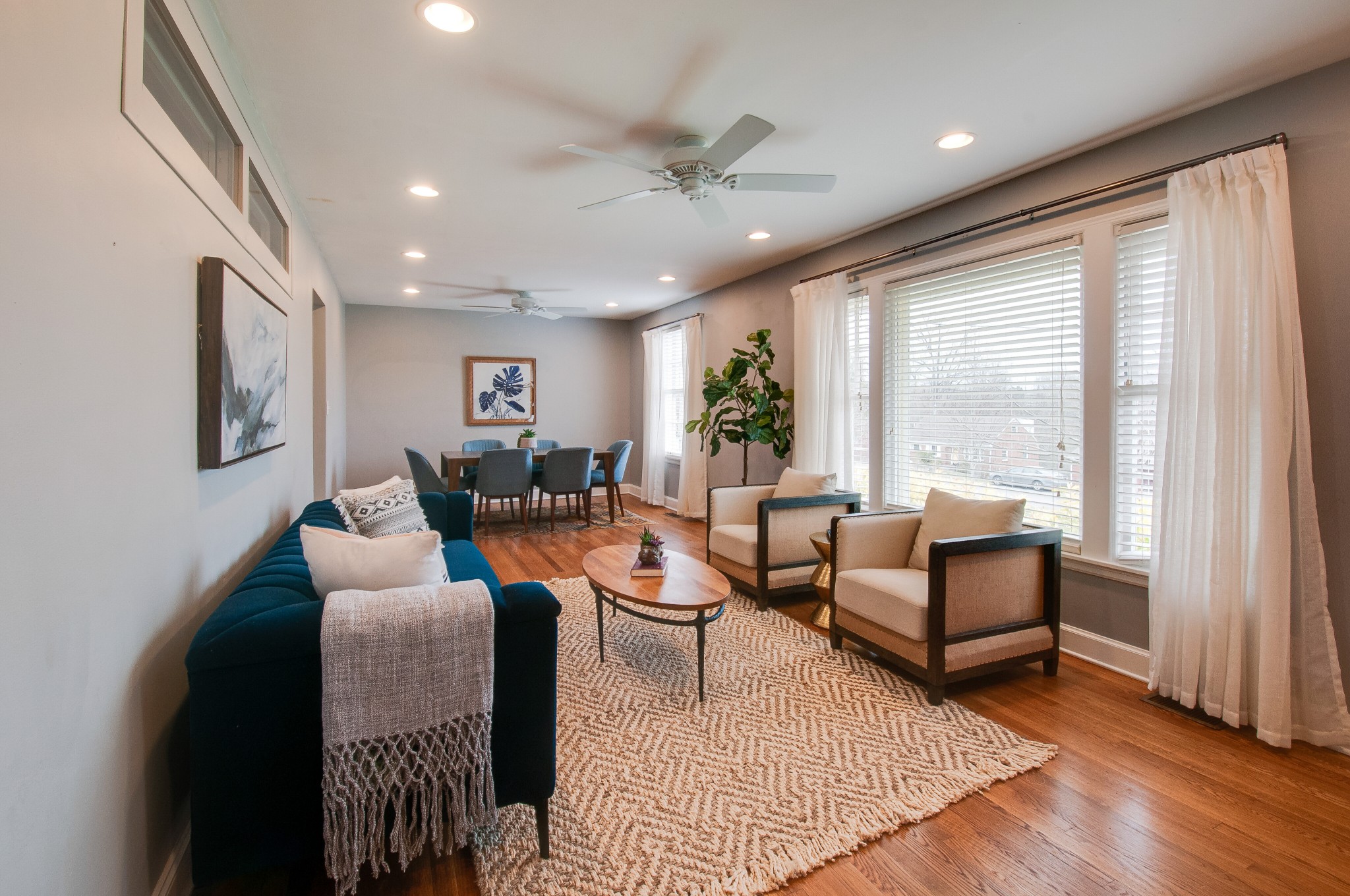 918 Mitchell Road Nashville, TN 37206 - Photo 5 of 34 a living room with furniture and a large window