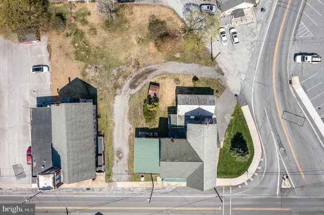 a front view of residential houses