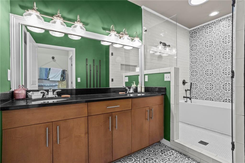 3400 Malone Drive, Unit 219 Atlanta, GA 30341 - Photo 7 of 60 a bathroom with a sink and a mirror